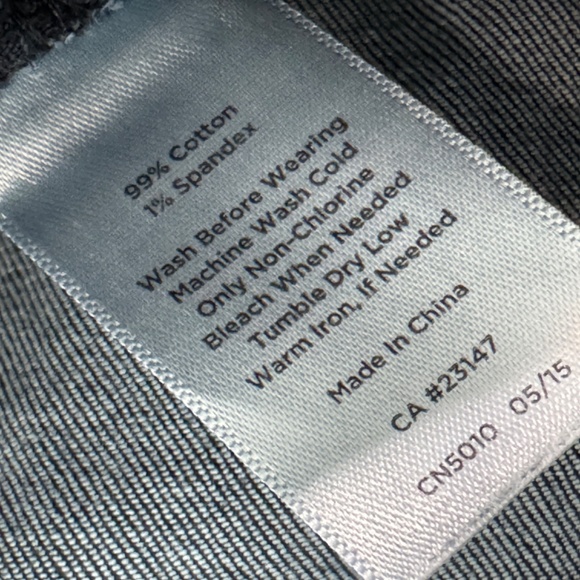 Talbots Women’s Size 4 Blue Dark Wash Flawless Five Pocket Jeggings Jeans - Picture 5 of 8